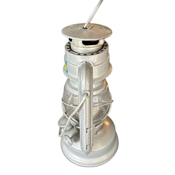 7 1/2” Metal Silver Lantern - Picture 4 of 8